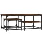 Stapelbare Couchtische, 2 Stück, Holzwerkstoff, Raucheiche von , Couchtisch - Ref: Foro24-835396, Preis: 48,32 €, Rabatt: %
