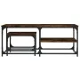 Stackable coffee tables 2 pieces engineered wood smoke oak by , Coffee table - Ref: Foro24-835396, Price: 47,67 €, Discount: %