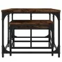 Stackable coffee tables 2 pieces engineered wood smoke oak by , Coffee table - Ref: Foro24-835396, Price: 47,67 €, Discount: %