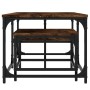 Stapelbare Couchtische, 2 Stück, Holzwerkstoff, Raucheiche von , Couchtisch - Ref: Foro24-835396, Preis: 48,32 €, Rabatt: %