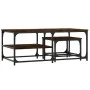 Mesas de centro apilables 2 pzas madera ingeniería roble humo de , Mesas de centro - Ref: Foro24-835396, Precio: 47,88 €, Des...