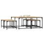 Stapelbare Couchtische 5 Stück aus Holzwerkstoff Sonoma-Eiche von , Couchtisch - Ref: Foro24-835335, Preis: 78,25 €, Rabatt: %