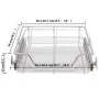 Abnehmbare Drahtwannen 2 Stück silber 500 mm von vidaXL, Behälter für Küchenutensilien - Ref: Foro24-50480, Preis: 81,63 €, R...