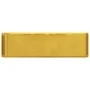 Lavabo con orificio para grifo 48x37x13,5 cm cerámica dorado by , Sinks - Ref: Foro24-143486, Price: 95,97 €, Discount: %