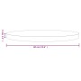 Massiver runder Tisch aus Kiefernholz Ø60x3 cm von , Tischplatten - Ref: Foro24-833664, Preis: 41,02 €, Rabatt: %