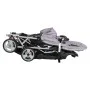 Tandem steel gray and black stroller for 2 children by vidaXL, Baby strollers - Ref: Foro24-10113, Price: 199,84 €, Discount: %