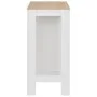 Hoher Küchentisch mit weißem Regal 110x50x103 cm von , Küchen- und Esstische - Ref: Foro24-280215, Preis: 123,61 €, Rabatt: %