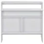 Bar-Tisch mit 2 weißen Platten 130x40x120 cm von , Küchen- und Esstische - Ref: Foro24-280217, Preis: 199,34 €, Rabatt: %