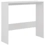 Mesa de bar con 2 tableros blanca 130x40x120 cm by , Kitchen and dining tables - Ref: Foro24-280217, Price: 199,34 €, Discoun...