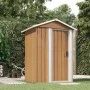 Cobertizo de jardín acero galvanizado marrón 126x97,5x177 cm de , Cobertizos - Ref: Foro24-316236, Precio: 155,35 €, Descuent...