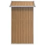 Cobertizo de jardín acero galvanizado marrón 126x97,5x177 cm de , Cobertizos - Ref: Foro24-316236, Precio: 155,35 €, Descuent...