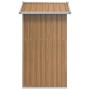 Cobertizo de jardín acero galvanizado marrón 126x97,5x177 cm de , Cobertizos - Ref: Foro24-316236, Precio: 168,69 €, Descuent...