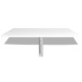 Klappbarer Wandtisch weiß 100x60 cm von vidaXL, Klapptische - Ref: Foro24-243054, Preis: 60,22 €, Rabatt: %