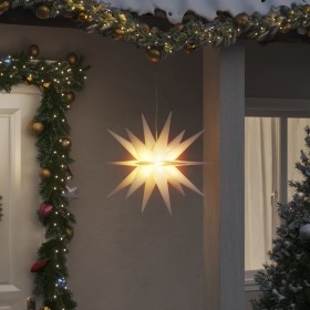 Lámparas de Navidad LED plegables 3 unidades blanco 57 cm