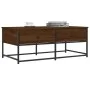 Mesa de centro madera de ingeniería roble marrón 100x51x40 cm de , Mesas de centro - Ref: Foro24-833974, Precio: 61,40 €, Des...