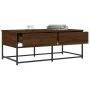 Mesa de centro madera de ingeniería roble marrón 100x51x40 cm de , Mesas de centro - Ref: Foro24-833974, Precio: 61,40 €, Des...
