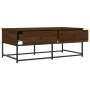 Mesa de centro madera de ingeniería roble marrón 100x51x40 cm de , Mesas de centro - Ref: Foro24-833974, Precio: 61,40 €, Des...