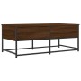 Mitteltisch aus braunem Eichenfurnierholz 100x51x40 cm von , Couchtisch - Ref: Foro24-833974, Preis: 62,16 €, Rabatt: %