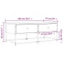Mesa de centro madera de ingeniería roble marrón 100x51x40 cm by , Coffee table - Ref: Foro24-833974, Price: 62,16 €, Discoun...