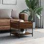 Mesa de centro madera de ingeniería marrón roble 50x50x50 cm de , Mesas de centro - Ref: Foro24-833969, Precio: 46,79 €, Desc...