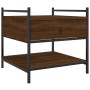 Mesa de centro madera de ingeniería marrón roble 50x50x50 cm by , Coffee table - Ref: Foro24-833969, Price: 47,37 €, Discount: %