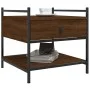 Mesa de centro madera de ingeniería marrón roble 50x50x50 cm de , Mesas de centro - Ref: Foro24-833969, Precio: 46,79 €, Desc...