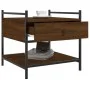 Mesa de centro madera de ingeniería marrón roble 50x50x50 cm de , Mesas de centro - Ref: Foro24-833969, Precio: 46,79 €, Desc...
