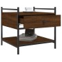 Mesa de centro madera de ingeniería marrón roble 50x50x50 cm by , Coffee table - Ref: Foro24-833969, Price: 47,37 €, Discount: %