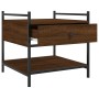 Mesa de centro madera de ingeniería marrón roble 50x50x50 cm by , Coffee table - Ref: Foro24-833969, Price: 47,37 €, Discount: %