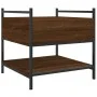 Mesa de centro madera de ingeniería marrón roble 50x50x50 cm de , Mesas de centro - Ref: Foro24-833969, Precio: 46,79 €, Desc...
