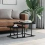 Mesa de centro apilable 2 piezas madera de ingeniería negro de , Mesas de centro - Ref: Foro24-833368, Precio: 31,96 €, Descu...