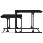 Stapelbarer Couchtisch, 2-teilig, aus schwarzer Spanplatte von , Couchtisch - Ref: Foro24-833368, Preis: 31,96 €, Rabatt: %