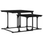 Mesa de centro apilable 2 piezas madera de ingeniería negro de , Mesas de centro - Ref: Foro24-833368, Precio: 31,96 €, Descu...