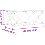 Mesa de centro madera de ingeniería roble ahumado 100x49x40 cm by , Coffee table - Ref: Foro24-835361, Price: 45,81 €, Discou...