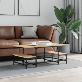 Wohnzimmertisch aus Sonoma-Eiche Spanplatte 100x50,5x40 cm von , Couchtisch - Ref: Foro24-835375, Preis: 37,11 €, Rabatt: %