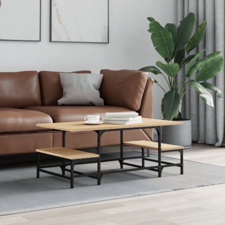 Mesa de centro madera de ingeniería roble Sonoma 100x50,5x40 cm by , Coffee table - Ref: Foro24-835375, Price: 37,11 €, Disco...