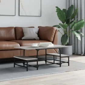 Mesa de centro madera de ingeniería gris Sonoma 100x50,5x40 cm by , Coffee table - Ref: Foro24-835377, Price: 41,75 €, Discou...