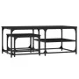 Mesas de centro apilables 2 piezas madera de ingeniería negro de , Mesas de centro - Ref: Foro24-835394, Precio: 49,08 €, Des...