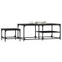 Mesas de centro apilables 2 piezas madera de ingeniería negro by , Coffee table - Ref: Foro24-835394, Price: 49,78 €, Discoun...