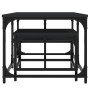 Mesas de centro apilables 2 piezas madera de ingeniería negro by , Coffee table - Ref: Foro24-835394, Price: 49,78 €, Discoun...