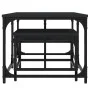 Mesas de centro apilables 2 piezas madera de ingeniería negro de , Mesas de centro - Ref: Foro24-835394, Precio: 49,08 €, Des...