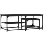 Mesas de centro apilables 2 piezas madera de ingeniería negro de , Mesas de centro - Ref: Foro24-835394, Precio: 49,08 €, Des...