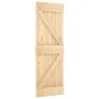 Puerta corredera con herrajes madera maciza de pino 70x210 cm von , Türen - Ref: Foro24-3203058, Preis: 180,74 €, Rabatt: %
