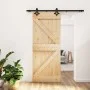 Puerta corredera con herrajes madera maciza de pino 85x210 cm by , Doors - Ref: Foro24-3203123, Price: 187,66 €, Discount: %