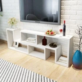 Mueble para TV en forma de L blanco de vidaXL, Muebles TV - Ref: Foro24-243066, Precio: 128,08 €, Descuento: %
