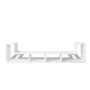 Weißer L-förmiger TV-Schrank von vidaXL, TV-Möbel - Ref: Foro24-243066, Preis: 128,08 €, Rabatt: %