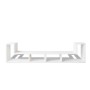 Weißer L-förmiger TV-Schrank von vidaXL, TV-Möbel - Ref: Foro24-243066, Preis: 130,09 €, Rabatt: %