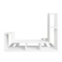 Weißer L-förmiger TV-Schrank von vidaXL, TV-Möbel - Ref: Foro24-243066, Preis: 130,09 €, Rabatt: %