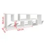 Weißer L-förmiger TV-Schrank von vidaXL, TV-Möbel - Ref: Foro24-243066, Preis: 128,08 €, Rabatt: %