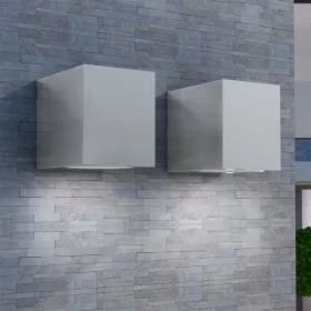 Cubic Outdoor Wall Lamps 2 Pieces by vidaXL, Outdoor lighting - Ref: Foro24-42224, Price: 28,80 €, Discount: %